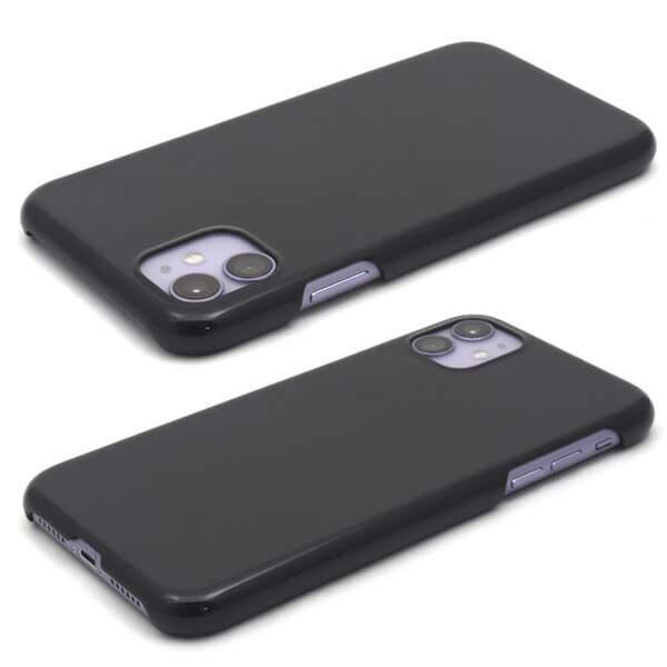 Amazon.co.jp: ハードケース iPhone11互換品 スマホケース ブラック 黒